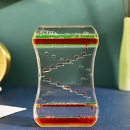 Motion Bubble Drip Oil Hourglass Jam Pasir Tetesan Minyak Hiasan Rumah