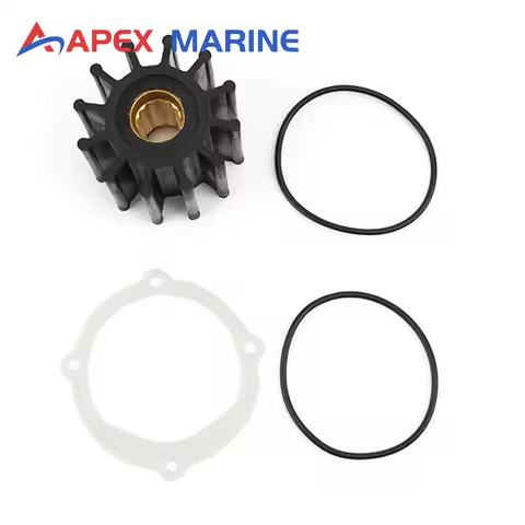 Flexible Impeller Service Kit for Volvo Penta Marine Gas Engine 3.0 4.3 5.0 5.7 8.1 GL GXi Gi GLP V6