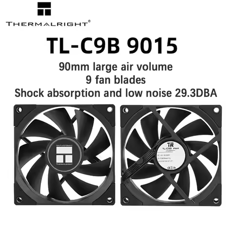 Thermalright TL-C9 TL-C9B TL-9015 TL-9015B TL-9015R TR-9015W 92x92x25mm 4PIN PWM PC Desktop Computer