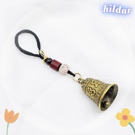 HILDAR 1PC Six-word Mantra Bell Keychains Accessories Alloy Handmade Woven Rope Keychain Hanging Cra