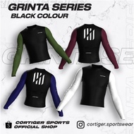 Cortiger Grinta Series - Men's Cycling Jersey Men's Sports Jersey/ Men's Premium Jersey/ - Black Col