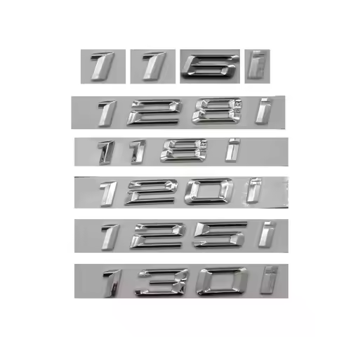For BMW 1 Series Chrome Trunk 110i 112i 114i 115i 116i 118i 120i 125i 123i 128i 130i 134i 135i 140i 