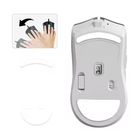 1 Set Durable Mouse Foot Sticker For DELUX M800 Pro Gaming Mouse Non-Slip Pad E-Sport Gamer Accessor