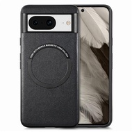 For Google Pixel 8 防震磁力充電皮套 黑色