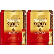 Nescafe Gold Blend Decaf Stick Black 14P (2g/P) x2 boxes