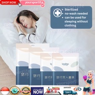 SG/Disposable Bedsheet for Travel Pillow Case Bedsheet Bed Cover Cotton Bath Towel Face Towel Hotel 