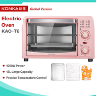 【Global Version】KONKA 13L Large-Capacity Electric Oven Household Toaster Household Multi-function Automatic Oven 2 Layer Small Oven Kitchen Cooking Utensils Cake Biscuit Pizza Egg Roaster