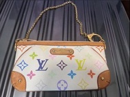 絕版 LV 白三彩 Milla Shoulder Bag Multicolor Canvas