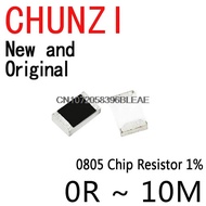 100PCS 1/8W SMD Chip Resistor 0 1R 10R 100R 220R 330R 470R 1K 4.7K 10K 47K 100K 1M 10M 0 1 10 100 33