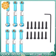 6Pcs Adjustable Metal Linkage Pull Rod Front /Rear Servo Link for  A949 A959 A969 A979 K929 RC Car U