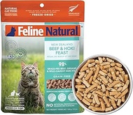 Feline Natural Freeze Dried Beef & Hoki Feast Cat Food, 100g,All Breed Sizes