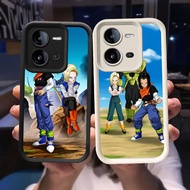 O-51 Dragon Ball Android Casing for VIVO Y28s Y17S Y28 V25E V25 2024 Black and White