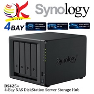 SYNOLOGY DS425+ NAS DISKSTATION 4-BAYS NAS 2.0GHZ-QC 2.5GbE High Performance -  DATA BACKUP HOME CLO