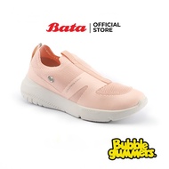 Bata บาจา Bubblegummer รองเท้าผ้าใบสนีคเกอร์ สำหรับเด็กผู้หญิง สีชมพู รหัส 3415950