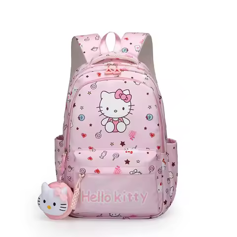 Sanrio backpack new student school bag cartoon Hello kitty kuromi large capacity backpack waterproof