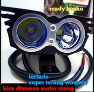 Lampu tembak  LED Cree OWL 2 MATA 30WATT lampu sorot TEMBUS KABUT 2 LED OFFROAD SUPER TERANG univers