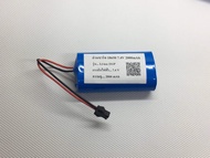 ถ่านชาร์จ 18650 7.4V 2000mAh มี BMS วงจรป้องกัน Battery Li-ion 18650 7.4V 2000mAh