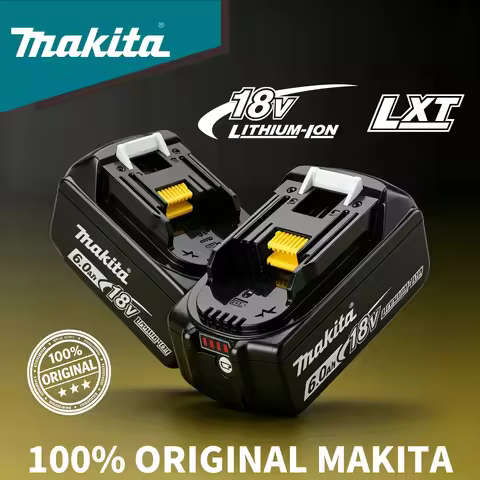 Genuine Makita 18V 6.0Ah Li-ion Battery BL1860B BL1830B 100% New BMS Protection For DTM52Z DCL182Z D