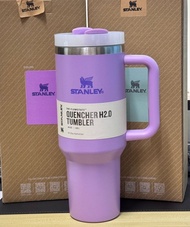 Stanl.e/y 40oz/1.1L Quengher H2.0 Tumbler With Handle With Straw Lids Stainless Steel Coffee Termos