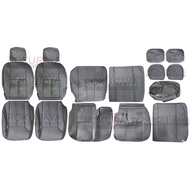 Perodua Alza (2009 - 2014 Auto) Sport Auto Seat Cover Front Rear Full Set Car Interior Accessories H