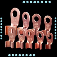 YNATURAL 10pcs/pack OT Cable Connector Kit, Bolt Hole 10A-80A OT Wire Nose Terminal Crimp, Non-Insul