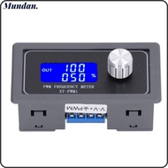 MUNDAN Frequency Generator, LCD Display Adjustable Output PWM Signal Generator, Stable DC 3.3V-30V S