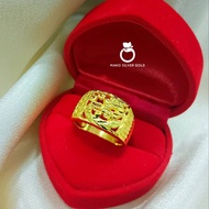 แหวนมังกร u0648 หนัก 2 สลึง แหวนทองลายมังกร แหวนทองไมครอน แหวนทองชุบ แหวนทองสวย