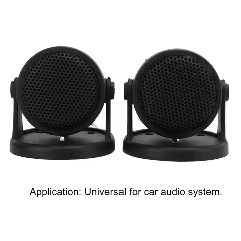 A pair of Dome Tweeter Speakers 101dB Car Mini Tweeters 5-20KHz with Screws Car Tweeters Audio Speak