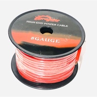 8 AWG Dragster Cable Audio Power Cable 8 AWG Dragster Per Meter