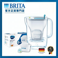 BRITA - 【一壺七芯】Style XL 3.6L 濾水壺 (藍色) + MAXTRA+濾芯 (6件裝)