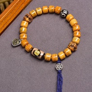 Consumption Beef Bone Barrel Beads Bracelet Yak Bone Spacer Beads Single Circle Beads Wenwan Beads R