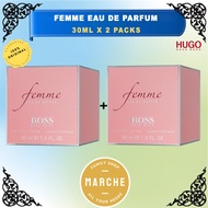 2X HUGO BOSS FEMME Eau De Parfum 30ml #Marche Family Shop#