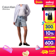 CALVIN KLEIN กางเกงยีนส์ขาสั้นผู้หญิง Denim Shorts ทรง 90s Relaxed รุ่น 47B974G RDA-สี Light blue