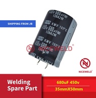 680uF 450v Capacitor 35x50 105℃- Welding Spare Part 35mmX50mm can replace 680uf 400v (more better)