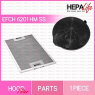 EF EFCH 6201 HM SSL Compatible Cooker Hood Carbon filter &amp; Grease Filter - Hepalife