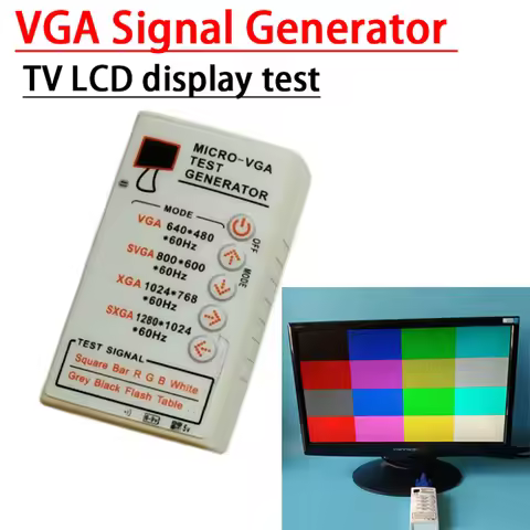 Display Signal Generator SVGA XGA VGA Signal Generator TV LCD Color Display Screen CRT Projector Tes