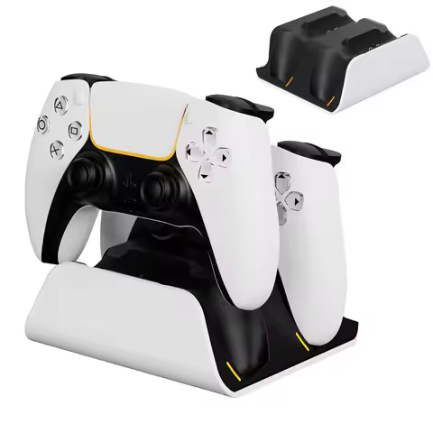 PS5 Charging Station, Controller Dock with LEDs, PS5 Controller Charging Station for PlayStation 5 D