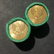 Koin Roll Lustre 1240 - 2 Roll 500 Rupiah Melati Tahun 1997 (Keydate)