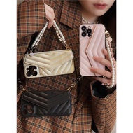 Lume~Street Wear Suitable for iPhone Phone Case Diagonal Diamond Shock-resistant Case Card Coi 7zdQx