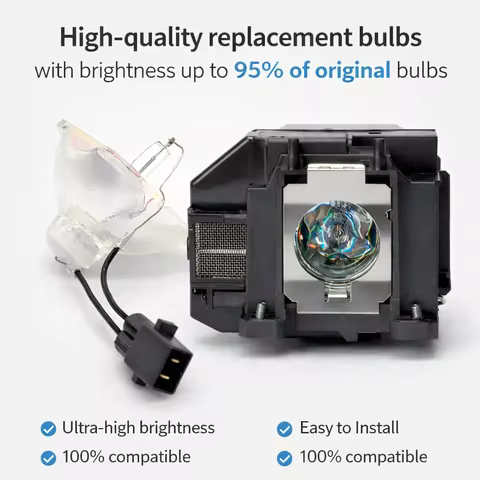 Top Quality Projector Lamp ELPLP67 ELPLP60 ELPLP50 ELPLP42 for EB-C10SE C25XE S01 S02 S11 TW480 X02 