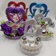 Bekas Cincin Tempat Siap Gubah/Cincin Kahwin/Tempat Cincin Hantaran/