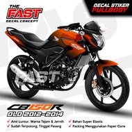 TERBARU Decal Sticker Full Body CB150R Old 2012-2014 Bunglon Hitam - Stiker Decal CB 150R V1 Dekal S