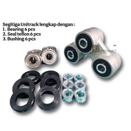 Unitrack Segitiga Prolink Monoshock Model Bearing 6000 NBN Seal Teflon Pnp Vixion R15 Xabre Xsr MT15