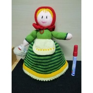 KNITTED 2IN1 DOLL AUSSIE