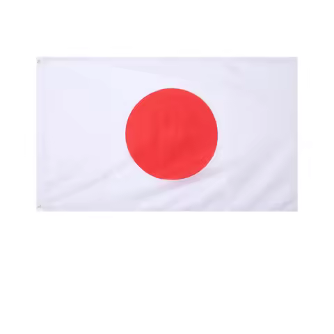 EOODLOVE Japan Flag High Quality Polyester Fabric Japan National Flag 90×150cm Indoor and Outdoor Ha