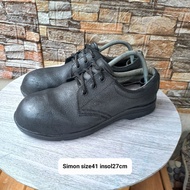 Simon safety shoes size 41 insole 27cm for feet size 42 can fit [Free Shipping]