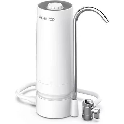 Waterdrop CTF-05 Water Filter for Sink Faucet with Filter Life Reminder | Reduces Heavy Metals, Bad