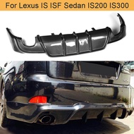 Carbon Fiber Rear Bumper Diffuser Lip Spoiler for Lexus IS ISF Sedan 4 Door IS250 IS300 IS350 2013-2