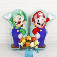 1個超級瑪利奧路易吉卡通兒童氣球包郵 1pc Super Mario Luigi Balloon Free Postage