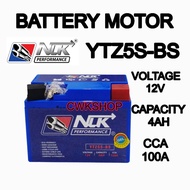 BATTERY MOTOR YTZ5S BS GEL BATTERY NLK YTZ5 12V